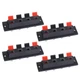 PNGKNYOCN 4 Way Stereo Speaker Terminal 4 Position red and black