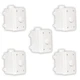 Theater Solutions OVCDW Outdoor Volume Controls White Weatherproof 5 Piece Set