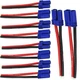 5 Pairs EC5 5.0mm Male Female Banana Connector with 12awg Silicone Wire 10cm