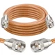 XRDS -RF 15FT RG8X Coaxial Cable with UHF Male PL259 Connectors, 15 FT, Brown 