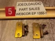 Webcor EP-1350 Speaker Hinge Set Right Side. Parting Out EP-1350/EP-1150-1
