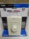 Pro-Wire IW-100WV In-Wall Rotary Stereo Volume Control decorator plate Almond