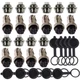 Lsgoodcare 10Pairs 16mm 6 Pin Aviation Connector Plug Female Male 5A Silver 