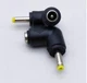 ZYAMY 2pcs 90 Degree Angle 5.5x2.1mm Female Jack to 4.0x1.7mm, YELLOW 