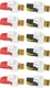 Speaker Snap Keystone Binding Posts 6 Pairs / 12 Pieces -White
