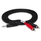 Hosa Stereo Breakout 3.5 mm TRS to Dual RCA | 3 ft