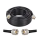 MOOKEERF RG58 Coaxial Cable, 100FT UHF PL259 Cable, CB Antenna Coax Cable, UH...