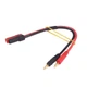 BDHI 10in XT150 to 4mm Banana Plug Charge Cable, 12AWG Silicone Wire,... 