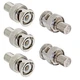 BNC 50 Ohm Terminator 5-Pack Male Plug Coaxial Cable Adapter Connector