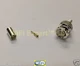 1 x Silver BNC Male Plug crimp RG58 LMR195 RG142 Cable Straight RF connector USA