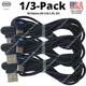 1/3Pack 90&deg; Right Angle LED Charger USB C Cord 3Ft 6Ft Cable For Samsung Android