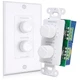 In Wall Speaker Volume Control - Home Audio Smart 2-Channel Standard, Black 