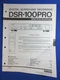 YAMAHA DSR-100 PRO SURROUND DECODER SERVICE MANUAL ORIGINAL FACTORY ISSUE