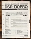 Yamaha DSR-100PRO Surround Processor Service Manual *Original*
