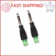 Conwork 6.35mm / 1/4" Audio Mono Male Plugs to 2 Screw Terminal Female Microphon