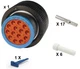 Deutsch HDP20 Series P26-18-14SE Connector Kit