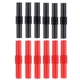 bnafes 12Pcs Insulated 4mm Banana Plug Coupler Female to Black Red 
