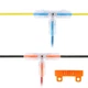 Brightfour T Tap Connectors for AWG 28-12, Lever Wire Connectors 20 Pack, T C...