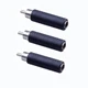 rgzhihuifz 6.35mm to RCA Adapter Male Plug 35.9*12.05*12.05MM, Black 