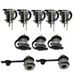 Lsgoodcare 10Pack 5.5 x 2.1 MM 8A-10A DC Power Jack Socket x 