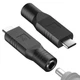 PLEASANTLY 2 Starlink Mini USB C Adapters, Dc 5.5 X 2.1mm Female to Black 
