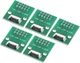 MECCANIXITY FPC FFC PCB Converter Board 10P 0.5mm on Socket Side, Back... 