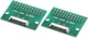 MECCANIXITY FPC FFC PCB Converter Board 24P 0.5mm on Socket Side, Back... 