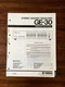 Yamaha GE-30 EQUALIZER Service Manual *Original*