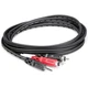 Hosa CMR-203 Stereo Breakout Cable - 3.5mm TRS Male to Left and Right RCA Male