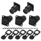 MECCANIXITY 5Pcs USB 3.0 Panel Mount Coupler, D-Type Pass Through... 