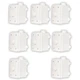 Acoustic Audio AAOVCD-W Outdoor Volume Controls White Weatherproof 8 Piece Set