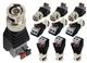 zdyCGTime BNC Video Baluns Adapter Male Plug to 2 4.1CM x 2.0CM, Black