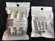 6 Silver Gold Teflon&reg; PL-259 Connectors + 6 Silver Reducers RG-58 RG-400 LMR-195