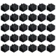 Antrader 30pcs RJ45 Modular Jack 8P8C 8 Pins PCB Mount 8P8C, Black