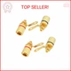 RuiLing 4-Pack 4mm Banana Jack Binding Post Gold Plated Female Socket Plug Termi