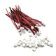 20 Sets Mini Micro JST-PH 2.0mm 2 Pin Male Connector with 10cm Silicone Wire ...