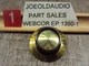 Webcor EP-1350 Volume,Bass,Treble Knob Nice Condition Tested Parting Out EP-1350