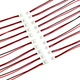 Babaobox 10pairs 24AWG JST ZH1.5mm 2PIN Micro Electrical Male and Red,Black 