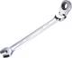 Uxcell 5/16 Inch Flex-Head Ratcheting Combination Wrench SAE 72 Teeth 12 Point R