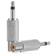 Exircy 2 Packs RCA to AUX, 1/8" Mono Plug Male 1.61 x 0.39 inches 