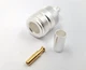 10pcs RF Connector N Male Crimp Teflon Insulation Silver Plated Body LMR 195
