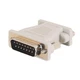 02902 Mac DB15 Male to VGA (HD15) Female Adapter Beige