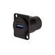 BESCOOS Toronce D R Series USB3.0 Passthrough Panel-Mount USB3.0, Black 