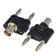 onelinkmore BNC Female to Dual Banana Male Plug Jack Binding Posts RF 2 PCS 