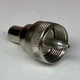 (1) VTG NOS Silver Amphenol Male Crimp Connector for RG-58, RG-8X (QTY)
