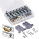 DB9 Solder Connector, 9PIN RS232 Terminal Adapter Breakout Board with Case As...