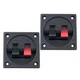 JJHXSM 2PCS WP2-7 Speaker Terminal Wire Clip Spring Square Subwoofer Box... 