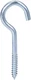 Uxcell 2" Ceiling Hooks Cup Hook Fine Carbon Steel Screw-In Hanger for Indoor an