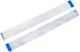 Xiaoyztan 40 Pin Flexible Flat Ribbon Cable 0.5mm Pitch FFC FPC White, white 