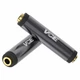 VCE 3.5mm Female to Adapter, Gold Plated 1/8 Inch Aux Adapter Black 